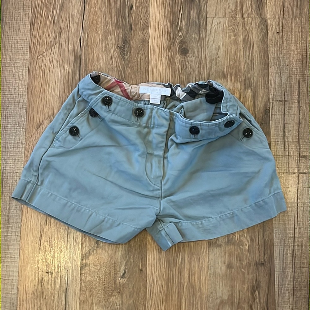 | Burberry | girls blue shorts 8